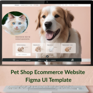 Pet Shop Ecommerce Website Figma UI Template