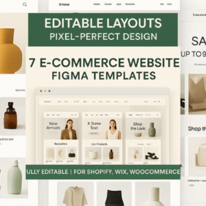 7 modern and customizable e-commerce website