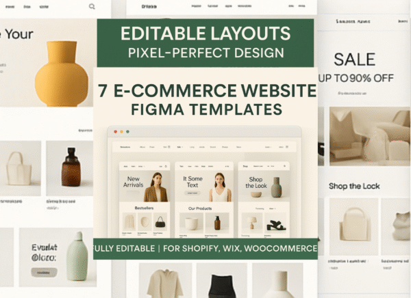 7 modern and customizable e-commerce website