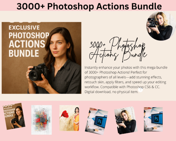 3000+ Photoshop Actions Bundle
