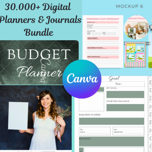 30K Digital Planners, Journals & Trackers
