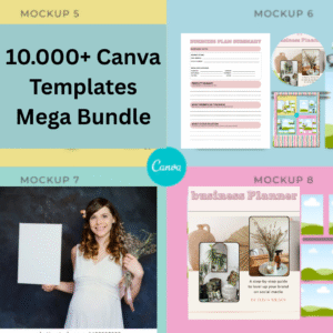10.000+ Canva Templates Mega Bundle